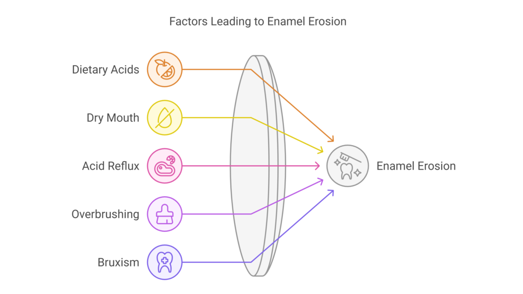 How Enamel Erosion Happens