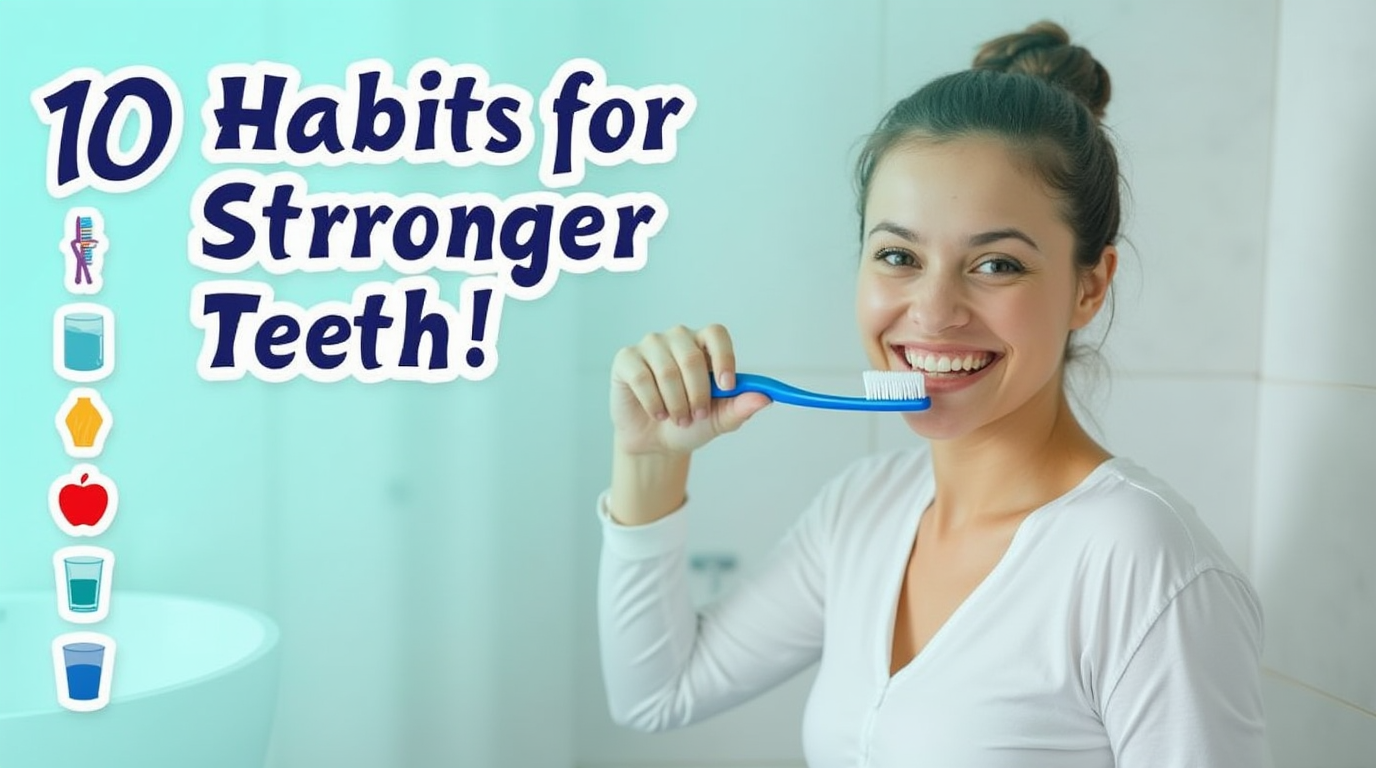 10 Daily Habits for Stronger Teeth Including the Navy Hack
